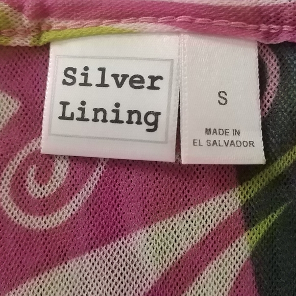 Silver Lining Top Size S - Picture 3 of 5